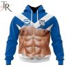 NRL Canterbury-Bankstown Bulldogs Special Men Ripped Design Hoodie