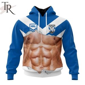 NRL Canterbury-Bankstown Bulldogs Special Men Ripped Design Hoodie