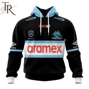 NRL Cronulla-Sutherland Sharks Personalized 2024 Away Kits Hoodie