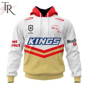 NRL Dolphins Personalized 2024 Away Kits Hoodie