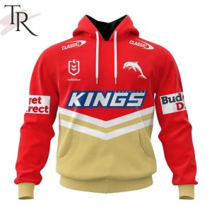 NRL Dolphins Personalized 2024 Home Kits Hoodie