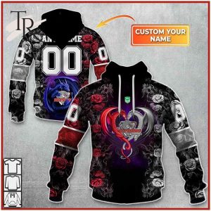 NRL Dolphins Rose Dragon Hoodie 3D