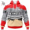 NRL Dolphins Special Faded Design Hoodie