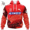 NRL Dolphins Special Indigenous Design 2023 Hoodie 3D