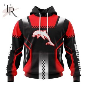 NRL Dolphins Special Motocross Design Hoodie