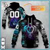 NRL Gold Coast Titans Rose Dragon Hoodie 3D