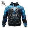 NRL Gold Coast Titans Special Skull Art Design Hoodie