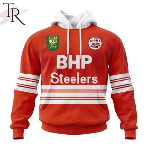 NRL Illawarra Steelers Personalized Retro 1997 Kits Hoodie