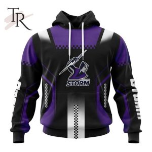 NRL Melbourne Storm Special Motocross Design Hoodie