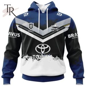 NRL North Queensland Cowboys Special Faded Design Hoodie