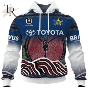 NRL North Queensland Cowboys Special Indigenous Design 2023 Hoodie 3D