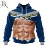 NRL North Queensland Cowboys Special Men Ripped Design Hoodie