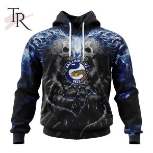 NRL Parramatta Eels Special Skull Art Design Hoodie