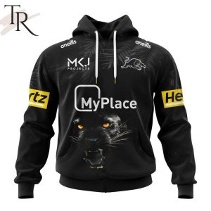 NRL Penrith Panthers Personalized 2024 Warm Up Kits Hoodie