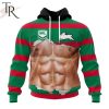 NRL South Sydney Rabbitohs Special Men Ripped Design Hoodie