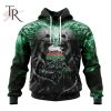 NRL South Sydney Rabbitohs Special Skull Art Design Hoodie