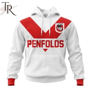 NRL St. George Illawarra Dragons Personalized Retro 1979 Kits Hoodie