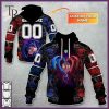 NRL Sydney Roosters Rose Dragon Hoodie 3D