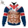 NRL Sydney Roosters Special Men Ripped Design Hoodie