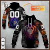 NRL Wests Tigers Rose Dragon Hoodie 3D