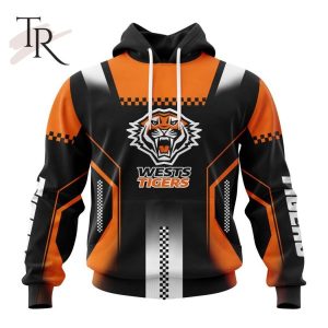 NRL Wests Tigers Special Motocross Design Hoodie