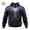 NSW Blues State Of Origin Special Skull Art Design Hoodie