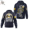 National Champions 2024 Mascot Design Michigan Wolverines Hoodie – Blue