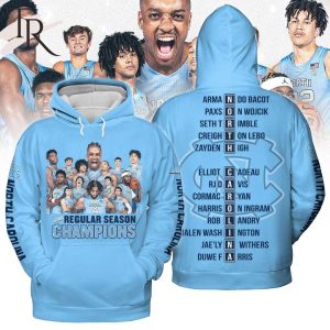 North Carolina Tar Heels ACC Regular Season Champions Hoodie – Blue