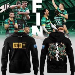 Northampton Saints Final 2024 Hoodie – Black