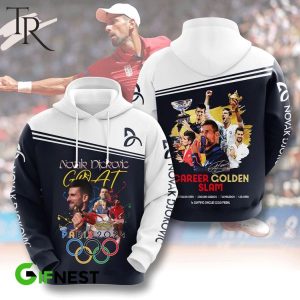 Novak Djokovic Career Golden Slam Hoodie