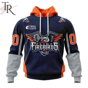 OHL Flint Firebirds Personalized Kits Hoodie