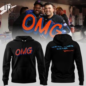 OMG New York Mets Black Hoodie