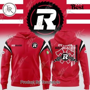 Ottawa Redblacks 10th Anniversary 2014-2024 Hoodie – Red