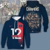 Paris Saint-Germain Champions Ligue 1 2023 – 2024 Hoodie