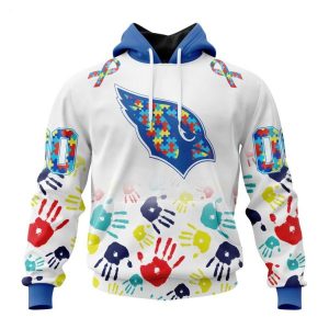 Persionalized NFL Arizona Cardinals Special Autism Awareness Design Hoodie