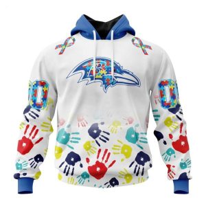 Persionalized NFL Baltimore Ravens Special Autism Awareness Design Hoodie