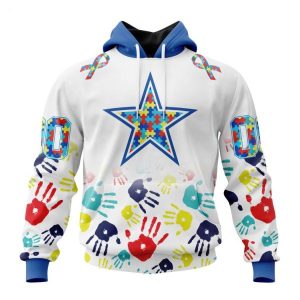 Persionalized NFL Dallas Cowboys Special Autism Awareness Design Hoodie