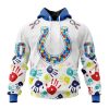 Persionalized NFL Indianapolis Colts Special Autism Awareness Design Hoodie