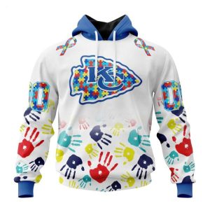 Persionalized NFL Kansas City Chiefs Special Autism Awareness Design Hoodie