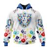 Persionalized NFL Las Vegas Raiders Special Autism Awareness Design Hoodie