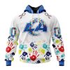 Persionalized NFL Los Angeles Rams Special Autism Awareness Design Hoodie