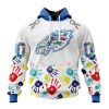 Persionalized NFL Philadelphia Eagles Special Autism Awareness Design Hoodie