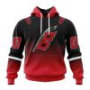 Persionalized NHL Carolina Hurricanes Special Retro Gradient Design Hoodie