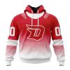 Persionalized NHL Detroit Red Wings Special Retro Gradient Design Hoodie