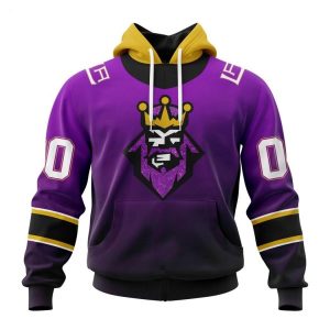 Persionalized NHL Los Angeles Kings Special Retro Gradient Design Hoodie