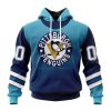 Persionalized NHL Pittsburgh Penguins Special Retro Gradient Design Hoodie