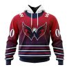 Persionalized NHL Washington Capitals Special Retro Gradient Design Hoodie