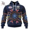 Personalized AFL Adelaide Crows Special Indigenous Design Hoodie 3D