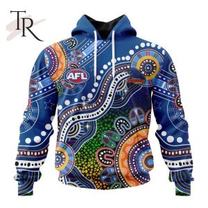 Personalized AFL Adelaide Crows Special Indigenous Design Hoodie 3D