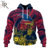 Personalized AFL Adelaide Crows Special Polynesian Design Hoodie